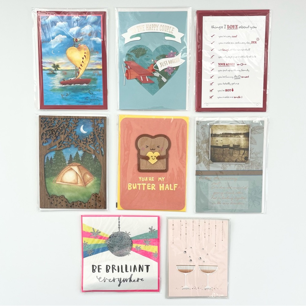 Papyrus Cards Lot Of 8